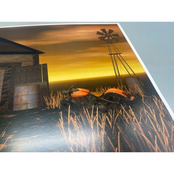 LE GM Harley Davidson motorcycle print artwork signed Wright 6/50 16x12" READ - Picture 5 of 7